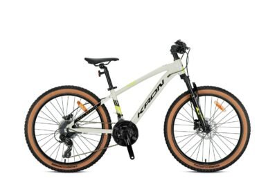 Kron XC 100 27.5 Jant Dağ Bisikleti - Bej Neon Sarı Siyah
